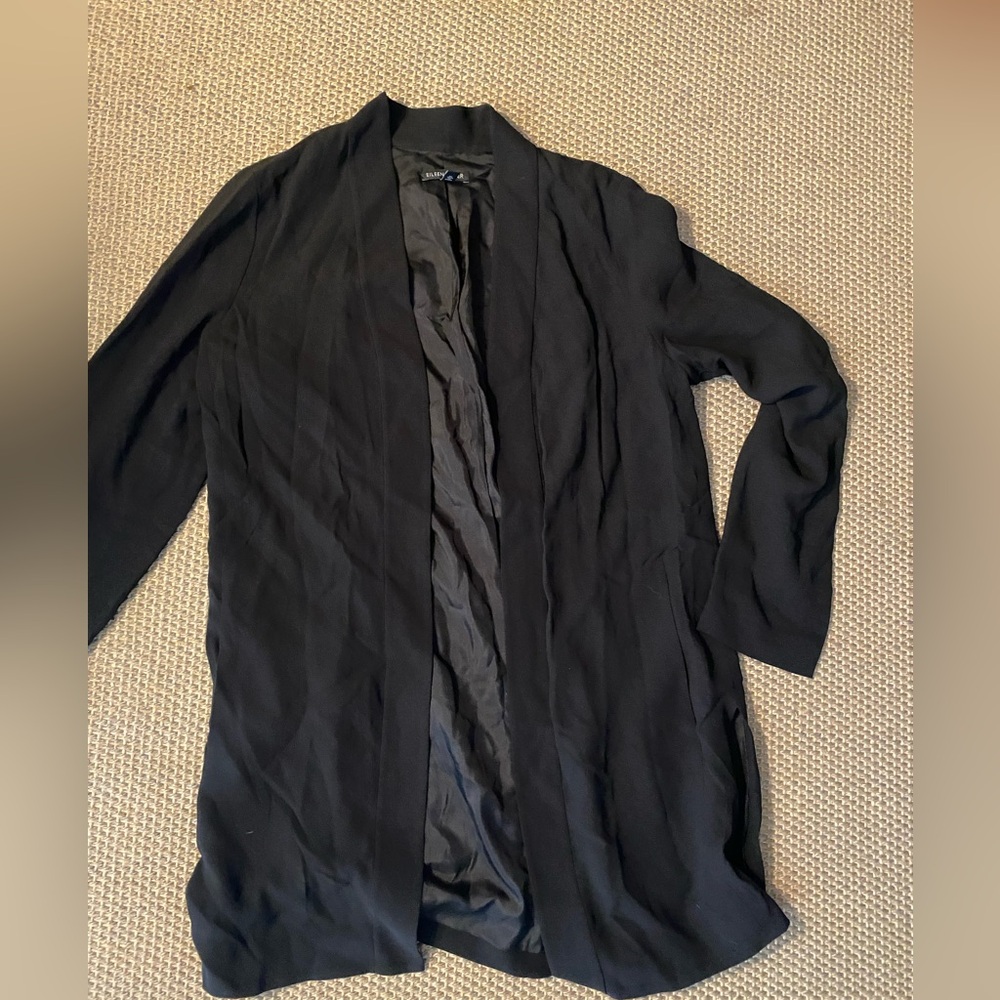 Eileen Fisher Draped Open Front Top